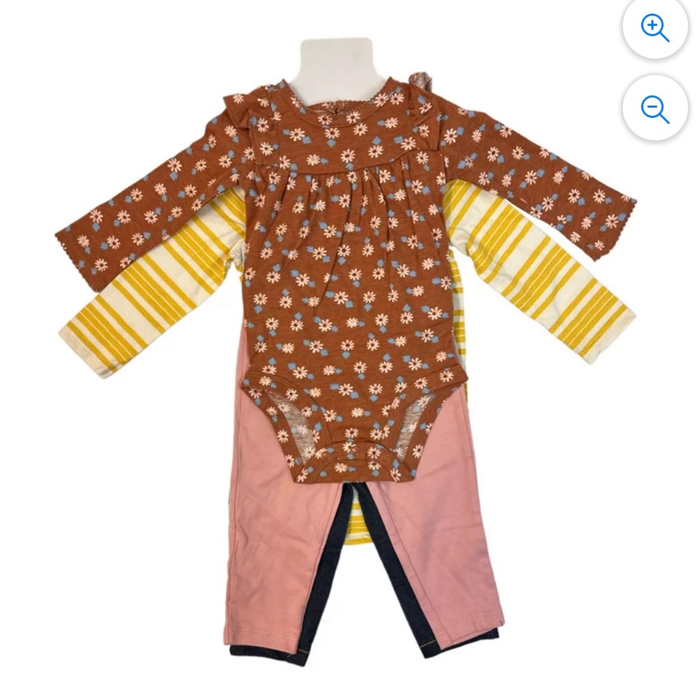 NWT CARTER’S Baby Girl 4 Piece Set 9-12 Months